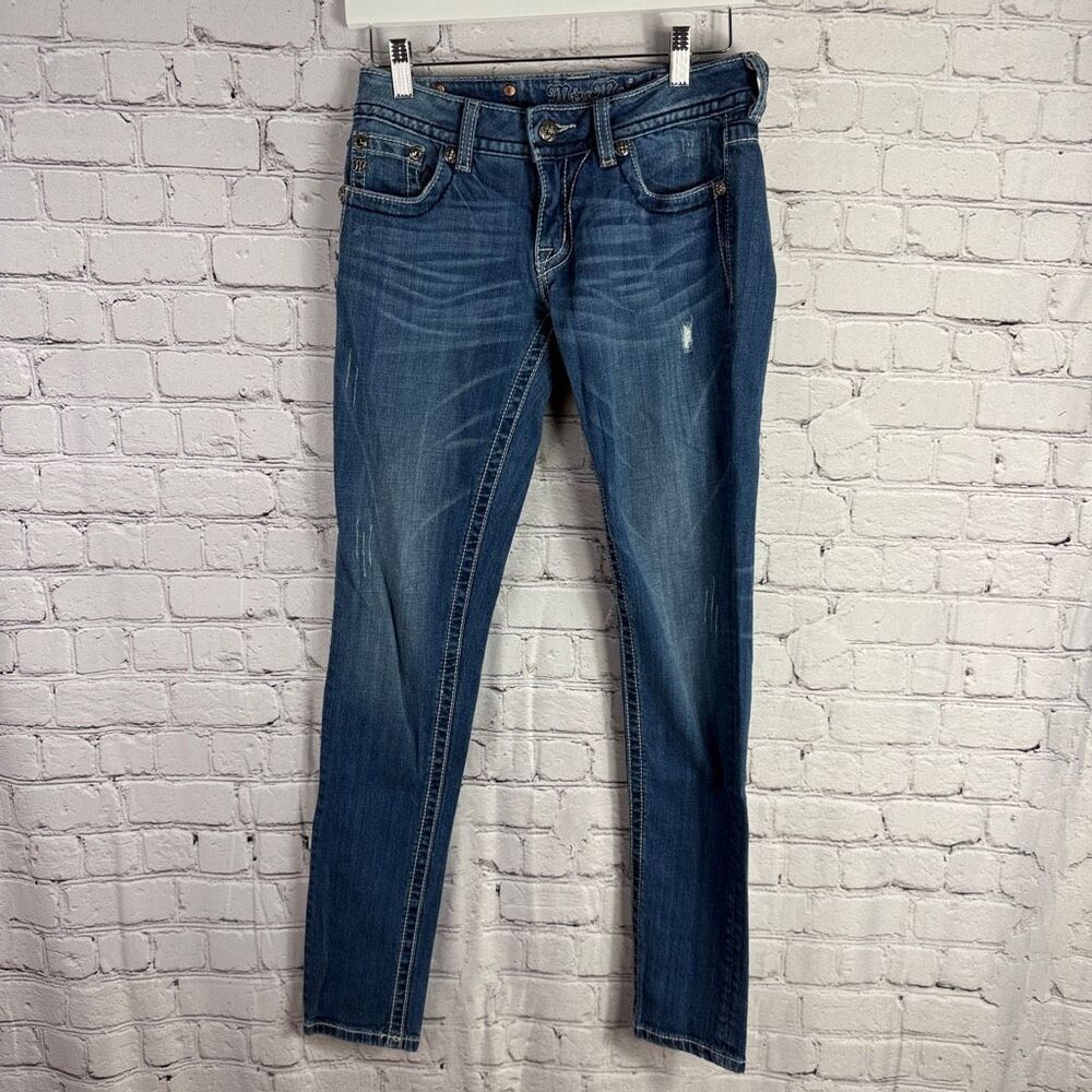 Miss Me Skinny Jeans Size 27 Embellished Back Pockets